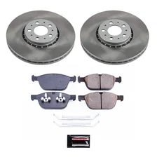 Front SEMI-COATED ROTOR KIT for Volvo XC90 image 1