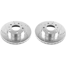 Front DRILLEDSLOTTED ROTOR PAIR for Ram image 2