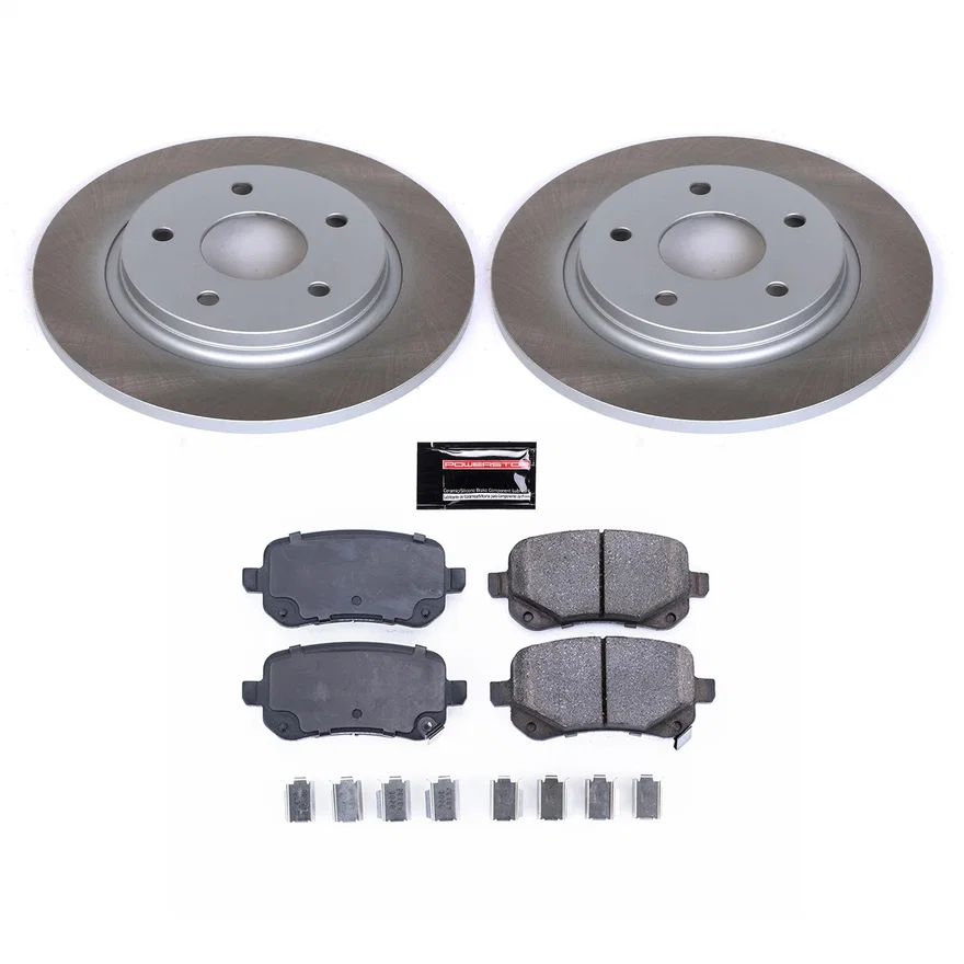 Rear SEMI-COATED ROTOR KIT