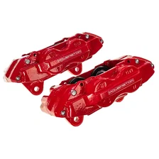 Front RED CALIPER PAIR W/O BRKT image 6
