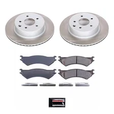 Rear SEMI-COATED ROTOR KIT for Ford image 1