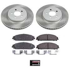 Front SEMI-COATED ROTOR KIT image 1