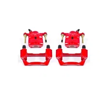Rear RED CALIPER PAIR W/BRKT for Subaru image 2