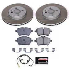 Front SEMI-COATED ROTOR KIT for Mini Cooper image 1