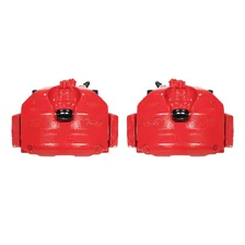 Front RED CALIPER PAIR W/BRKT image 2