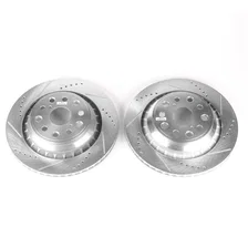 Rear DRILLEDSLOTTED ROTOR PAIR for Lexus image 2