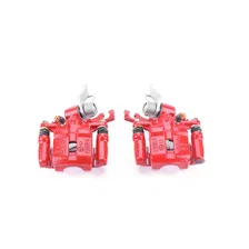 Rear RED CALIPER PAIR W/BRKT for Honda Accord image 2