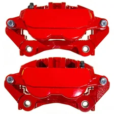 Front RED CALIPER PAIR W/BRKT for Jeep Wrangler image 3