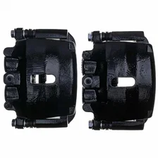 Front BLK CALIPER PAIR W/BRKT for Ford F-150 image 4