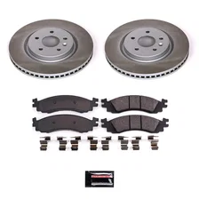 Front SEMI-COATED ROTOR KIT for Ford Taurus image 1