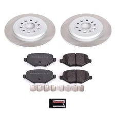 Rear SEMI-COATED ROTOR KIT for Ford image 1