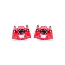 Front RED CALIPER PAIR W/O BRKT image 2
