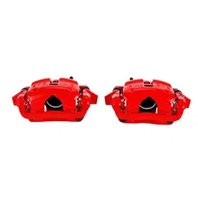 Front RED CALIPER PAIR W/BRKT for Mini Cooper image 2