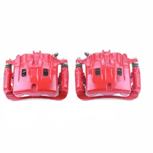 Front RED CALIPER PAIR W/BRKT for Acura MDX image 2