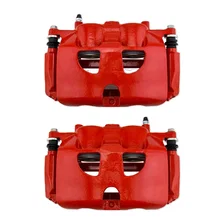 Front RED CALIPER PAIR W/BRKT for Ford F-150 image 4