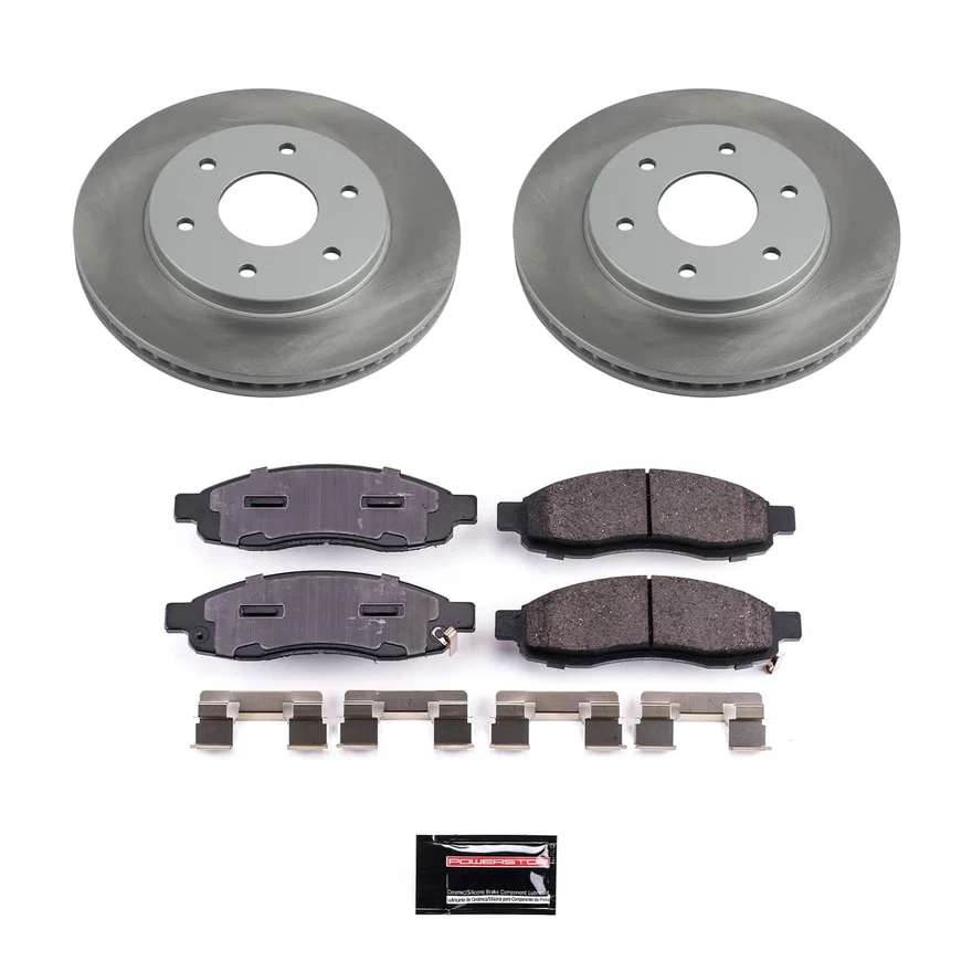 Front SEMI-COATED ROTOR KIT