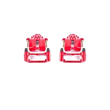 Rear RED CALIPER PAIR W/BRKT image 2