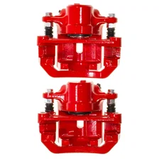 Rear RED CALIPER PAIR for Subaru image 5