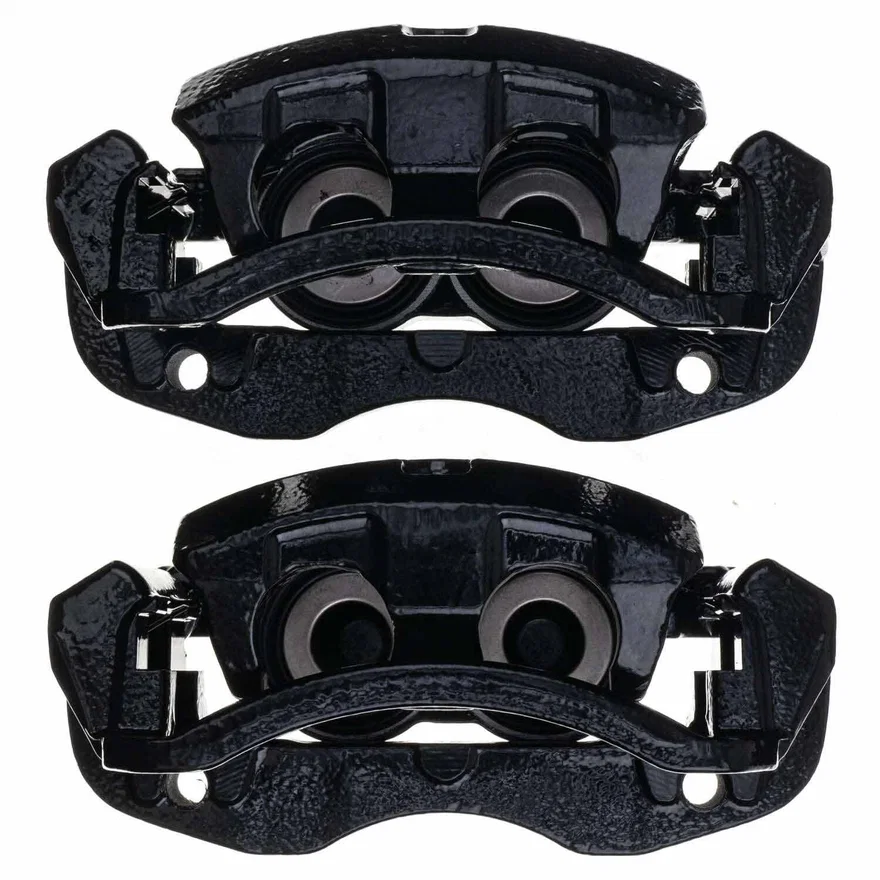 Rear BLK CALIPER PAIR W/BRKT for Ford