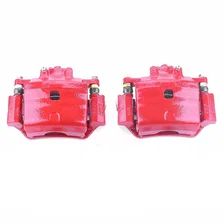 Front RED CALIPER PAIR W/BRKT image 2