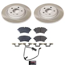 Rear SEMI-COATED ROTOR KIT for Audi image 1