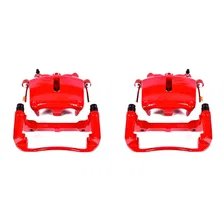 Front RED CALIPER PAIR W/BRKT image 2