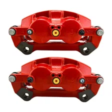 Front RED CALIPER PAIR W/BRKT for Ford F-150 image 3