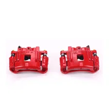 Front RED CALIPER PAIR W/BRKT image 2