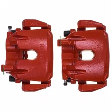 Front RED CALIPER PAIR W/BRKT image 3
