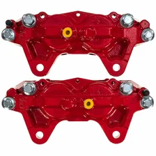 Front RED CALIPER PAIR W/O BRKT image 3