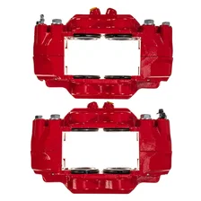 Front RED CALIPER PAIR W/O BRKT image 4