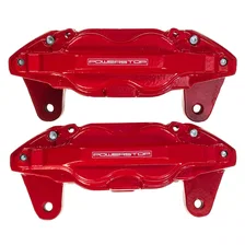Front RED CALIPER PAIR W/O BRKT for Toyota image 2