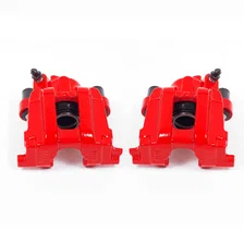 Rear RED CALIPER PAIR W/O BRKT image 2