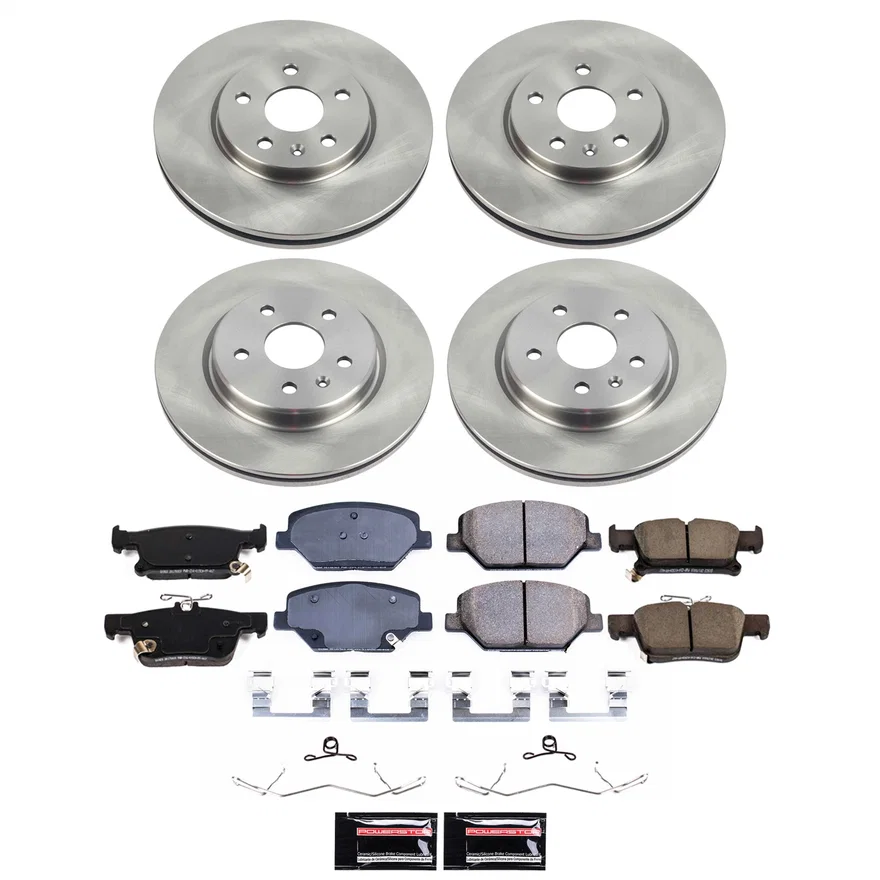 Front and Rear AUTOSPECIALTY BRAKE KIT for Buick Envision