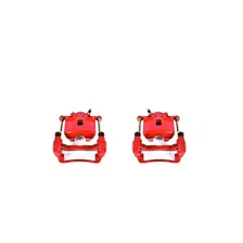 Front RED CALIPER PAIR W/BRKT image 2