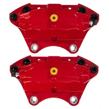 Front RED CALIPER PAIR W/O BRKT image 3