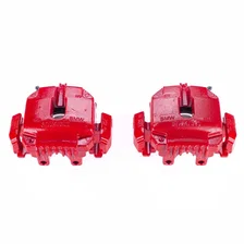Front RED CALIPER PAIR W/BRKT for BMW image 2