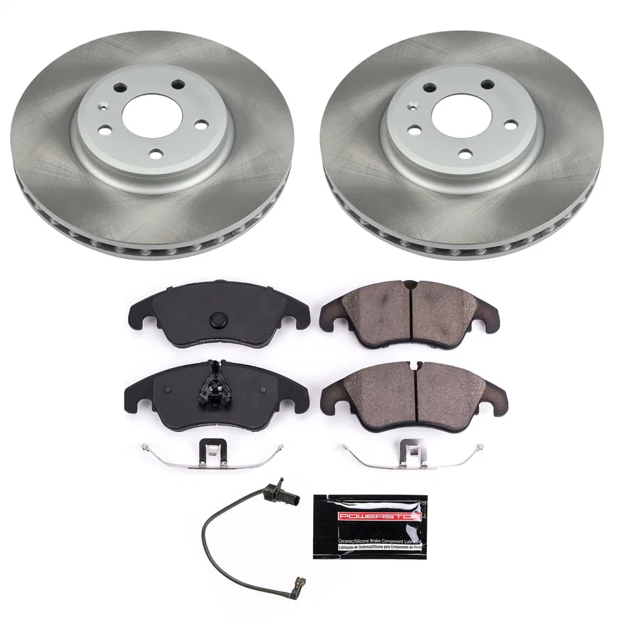 Front SEMI-COATED ROTOR KIT for Audi Q5