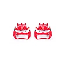 Front RED CALIPER PAIR W/BRKT image 2