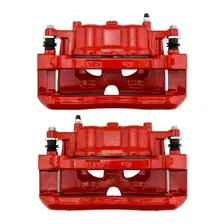 Front RED CALIPER PAIR W/BRKT for Ford F-150 image 5