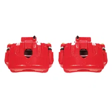 Front RED CALIPER PAIR W/BRKT for Hyundai Genesis Coupe image 2