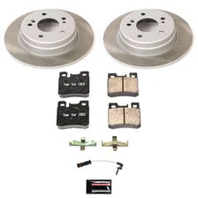 Rear SEMI-COATED ROTOR KIT for Mercedes-Benz C230 image 1