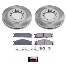 Front SEMI-COATED ROTOR KIT for Nissan Frontier image 1