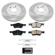 Front SEMI-COATED ROTOR KIT image 1
