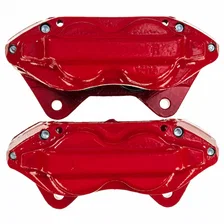 Front RED CALIPER PAIR W/O BRKT image 2