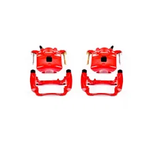 Front RED CALIPER PAIR W/BRKT image 2