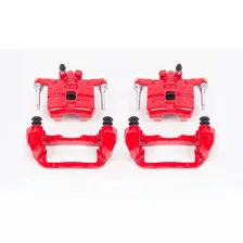 Rear RED CALIPER PAIR W/BRKT for Subaru image 2