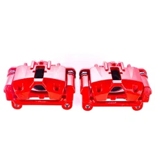Rear RED CALIPER PAIR W/BRKT image 2