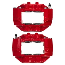 Front RED CALIPER PAIR W/O BRKT for Toyota image 4