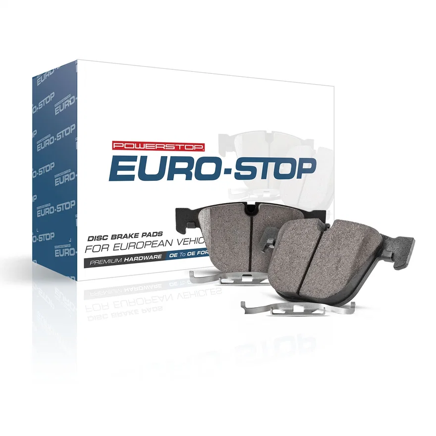 PowerStop ESP0907, Front EUROSTOP ECE-R90 PADS for Jaguar X-Type